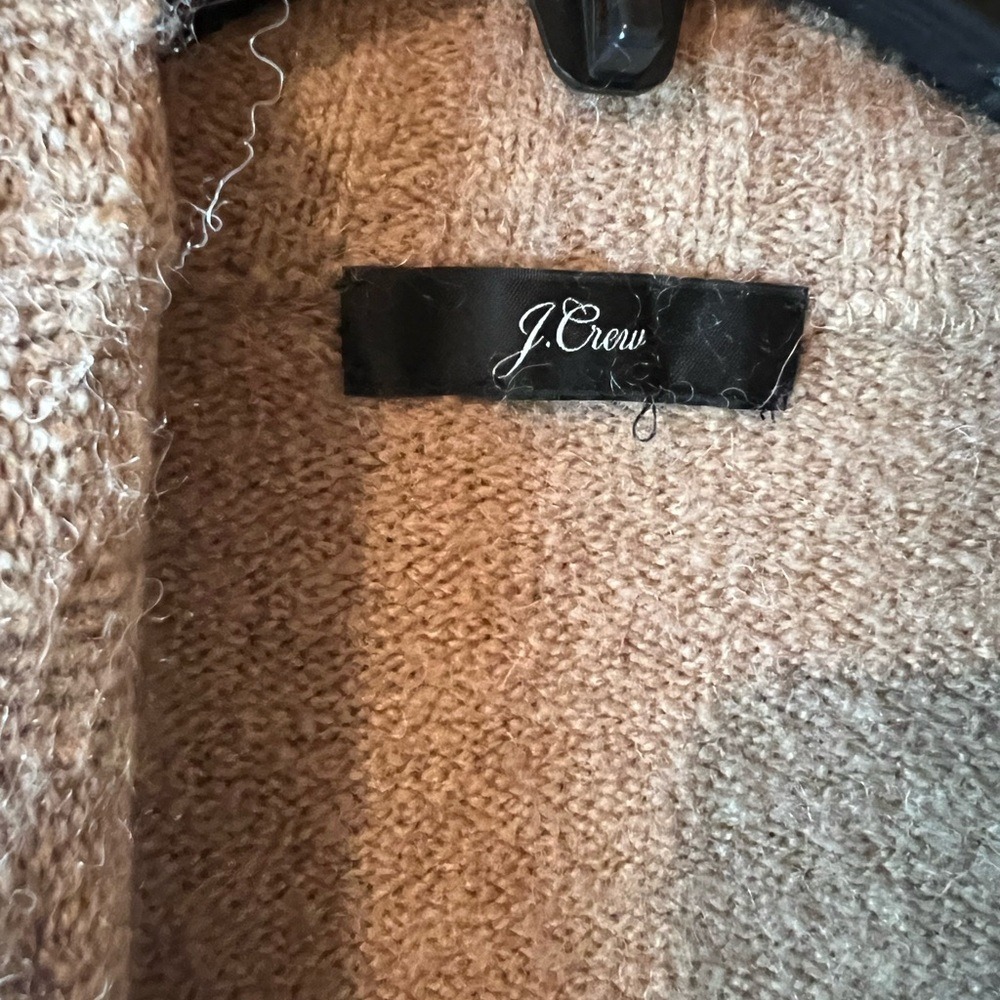 J Crew Women's Turtleneck Merino Wool Blend Sweater Brown Size‎ Medium - Picture 5 of 5